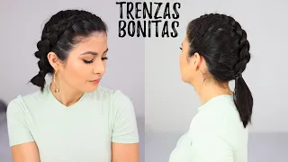 PEINADOS CON TRENZAS PARA CABELLO CORTO FACILES Y RAPIDOS | Bessy Dressy