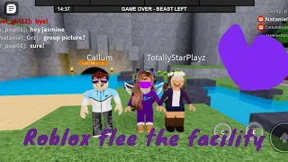 ROBLOX flee the facility🤪(crazy rounds and horrifying hitbox)