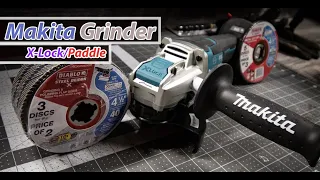 New Makita X-Lock Angle Grinder (PADDLE TRIGGER)