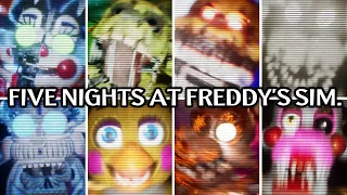 FNAF Simulator - All Jumpscares & All Abilities (Lefty Update v2.0.9)