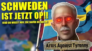 Der *NEUE* 20€ DLC SCHWEDEN FOCUS TREE ist ZU STARK!! 🤯 Arms Against Tyranny | Hearts of Iron 4