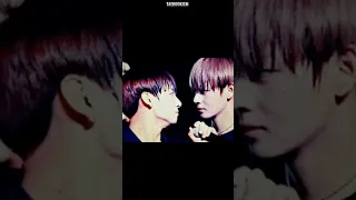 Ever seen the first clip before? #taehyung #jungkook #taekook kiss on stage