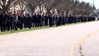 NY Gov. Hochul attends wake for slain NYPD Officer Jonathan Diller