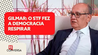 Gilmar com Reinaldo e Walfrido: STF foi o oxigênio da democracia e enfrentou o Bolsonaro da asfixia