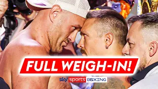 Full Tyson Fury vs Oleksandr Usyk weigh-in and final face-off! 🔴