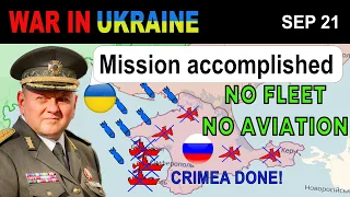 21 Sep: Finally! Ukrainians Annihilate Crimean Bases IN THE LARGEST DRONE STRIKE OF THE ENTIRE WAR