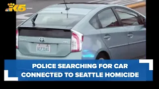 Police asking for public's help finding slain Seattle rideshare driver's stolen car