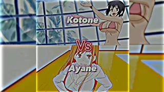 Who is Strongest || Ayane Vs Kotone#anime #overflow #viralvideo #fyp #youtube #naruto