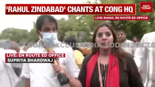 Chidambaram, KC Venugopal Join Congress' Protest March As ED Probes Gandhis In National Herald Case