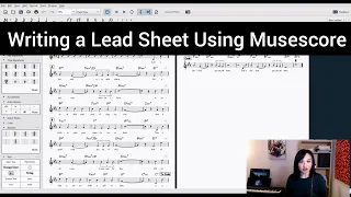 Writing a lead sheet using Musescore (Tutorial)
