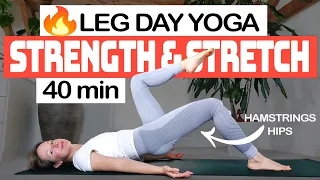 Leg Day Yoga: Hip and Hamstring Strength and Flexibility (Intermediate Yoga)