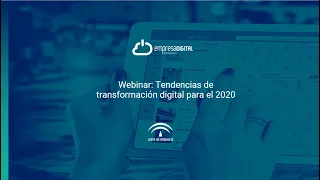 Webinar: Tendencias de transformación digital para el 2020