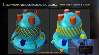 Modeling Techniques Hardsurface in Blender combined - Pedro Augusto