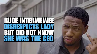 Rude Interviewee Disrespects Lady But Did Not Know She Was The Ceo | Moci Studios