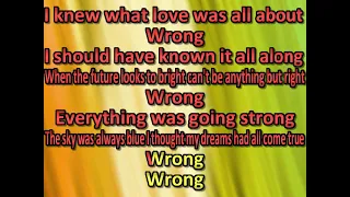 Waylon Jennings  -  Wrong (karaoke) (by request)