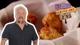 Guy Fieri Eats Mac and Cheese Muffins in Arizona | Diners, Drive-Ins and Dives | Food Network