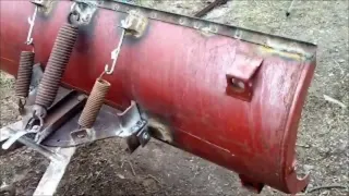 Homemade 60” Snow Plow Build From Recycled Heating Oil Tank