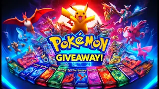 🔥LIVE NOW: Unleashing a Tidal Wave of FREE Pokemon Packs! #pokemontcg #pokemon