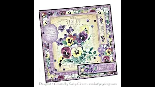 Part 2 Graphic 45 Flower Market Folio Tutorial