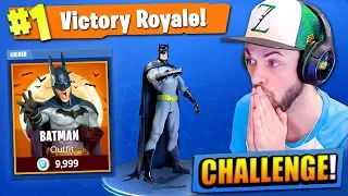 The BATMAN CHALLENGE in Fortnite: Battle Royale!