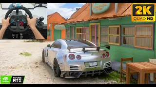 Nissan GTR NISMO (1000HP) | Forza Horizon 5 | Logitech g29 gameplay