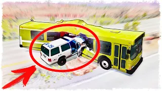 А ГОВОРИЛ НЕ ПОЙМАЕМ... УГАРНЫЕ КОШКИ vs МЫШКИ В BEAMNG!!!