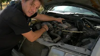 Mercedes Benz W124 - How to Clean the inside of your engine with diesel DIY