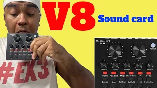 V8 soundcard unboxing and honest review