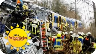 TRAUMA nach ZUGUNFALL in Bad Aibling | SAT.1 Frühstücksfernsehen