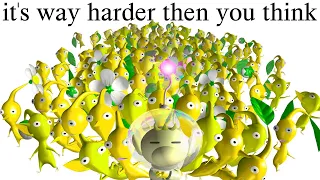 Can You Beat Pikmin 1 Using Only Yellow Pikmin?