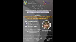 Webinar on "Innovative and Collaborative Approach for scaling Capstone Projects" 20th August 2022