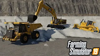 🚧 MOVE TO THE STONE MINE WITH NEW CAT D6T LGP 🚧|| MINING AT TCBO MINING PROJECT || FS19 MINING MODS