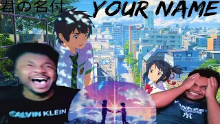 What Trying Your Hardest Not to Cry Looks Like😭 Your Name Movie Reaction!