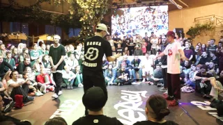 Energy 2016. Hip-hop 1+1 1/2 battle 1. Surf/Баука (win) vs Lil Kes/Одиссей