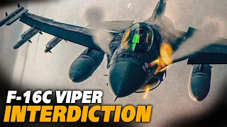 Domination In The Viper | F-16C Viper | INTERDICTION | Digital Combat Simulator | DCS |