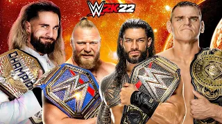 Every Title Is On The Line WWE 2K22 My Universe #1