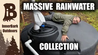 DIY Rainwater Collection System | Off-Grid Cabin