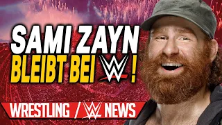 Sami Zayn verlängert WWE Vertrag, Johnny Garganos WWE aus lange geplant | Wrestling/WWE NEWS 12/2022