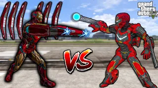 GTA 5 - IRON MAN VS IRONHEART | EPIC BATTLE!