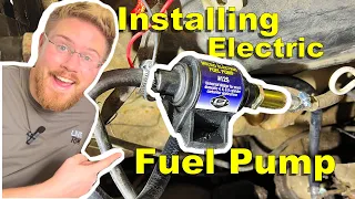 Installing An Electric Fuel Pump | The Meano Camino