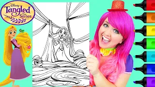 How To Color Rapunzel - Tangled The Series | Markers