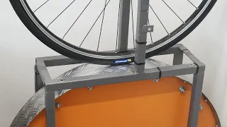 Michelin Power Cup (clincher) Rolling Resistance Test (spin up video)