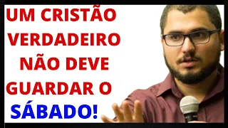 PASTOR YAGO MARTINS DIZ QUE QUEM GUARDA O SÁBADO NÃO É CRISTÃO.