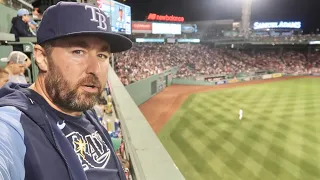 My Incredible Night Sitting On GREEN MONSTER at Fenway Park - Front Row Seats / Early Access & More