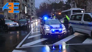 Polizia Locale Sanremo in sirena per incidente tra limousine e auto