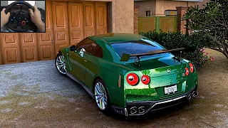 Nissan GTR R35 NISMO - Forza Horizon 5 | Logitech G29 Gameplay