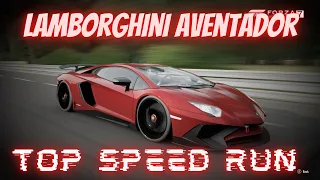 Forza Motorsport 7 2016 Lamborghini Aventador LP750-4 SV Top Speed Run