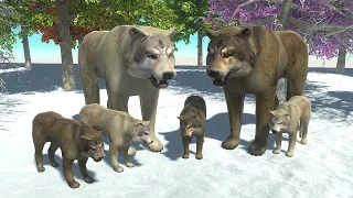 A day in the life of Wolves - Animal Revolt Battle Simulator