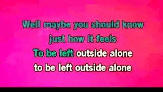 Anastacia - Left Outside Alone (Karaoke/Instrumental)