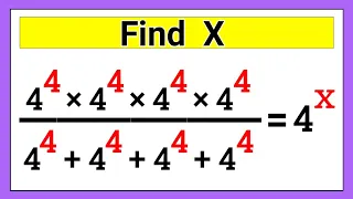 Nice Exponent Math Simplification |Find the value of X |Olympiad Math |Nitesh Eduworks